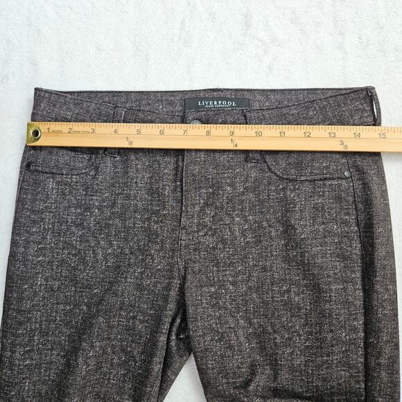 Liverpool Jean's Co. Career Capri Cropped Pants Grey Tweed Size 4P XP2015NW - Picture 10 of 10
